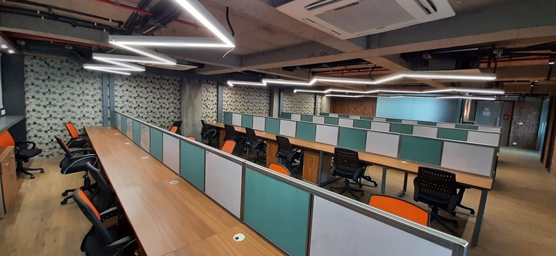 Premium commercial office space for rent in Greater Kailash, South Delhi – modern building with glass façade and signage space